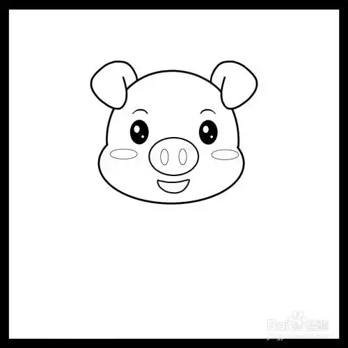 怎么画小猪简笔画(儿童简笔画)