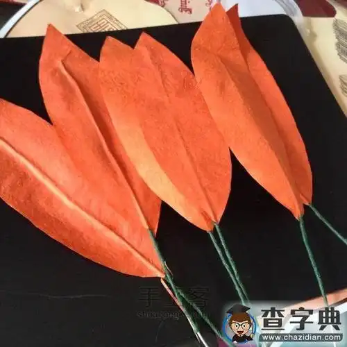 萱草花折纸diy 手工折纸大全-普车都