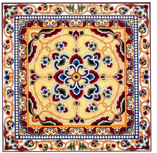 敦煌壁画古建筑中的藻井(下)_莫高窟_西夏_图文