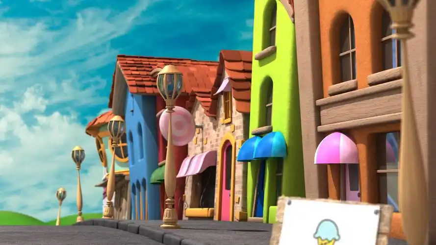 cartoon street