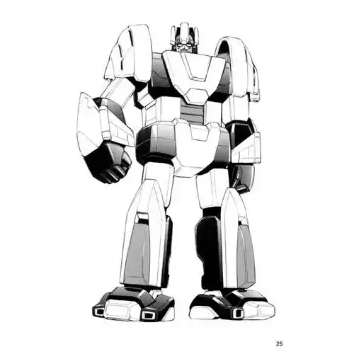 机器人画法 机器人画法 帅气