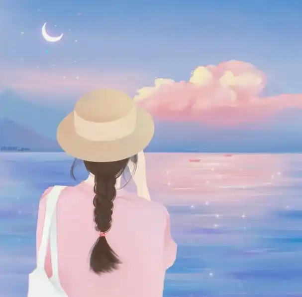 绘画手绘动漫女生头像