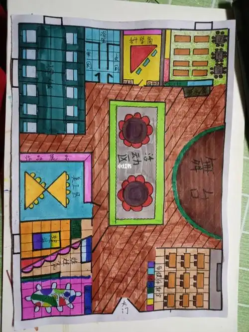 幼儿园活动区域图
