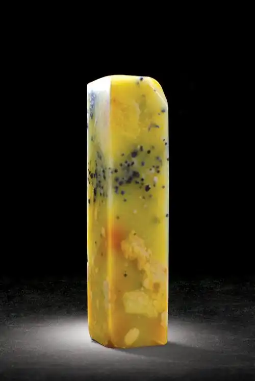 蓝星青田石印章