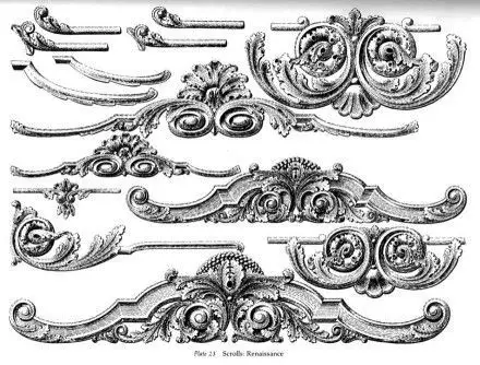 【古典风格西方边框纹饰图集】