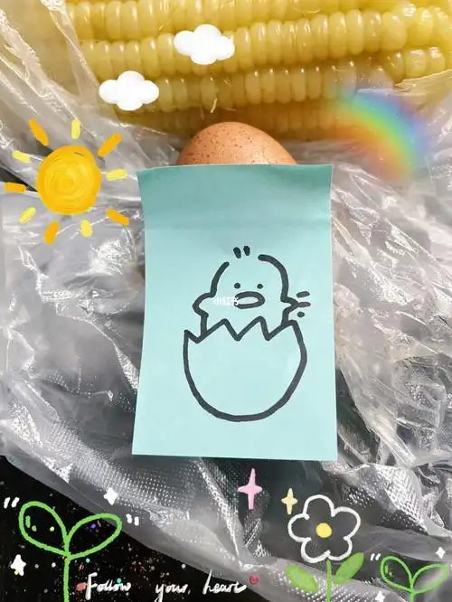 便利贴  #简笔画  #线稿  #卡通  #坚持画画100张  #打卡