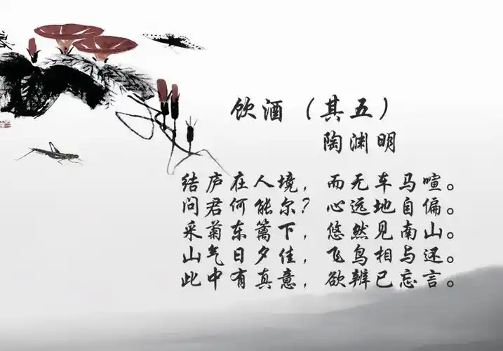 饮酒古诗原文及翻译(饮酒的译文和注释)