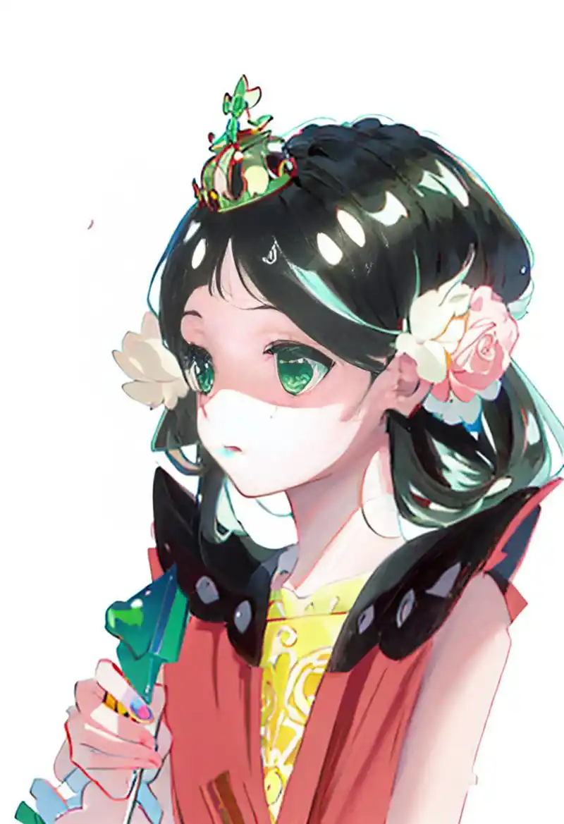 用ai重绘了《葫芦小金刚》中的蝴蝶妹妹.