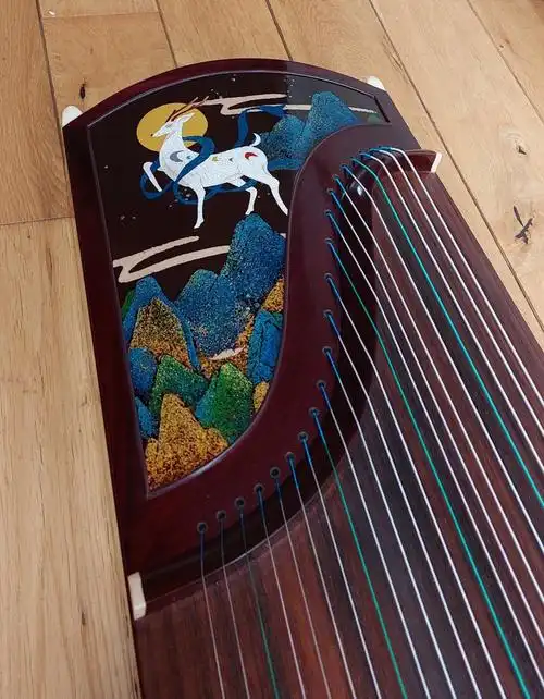 敦煌古筝新款698系列九色鹿古筝