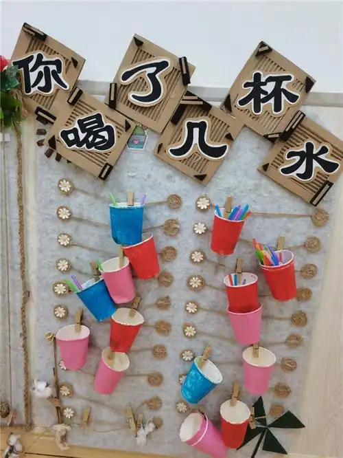 你会喝水吗开元幼儿园教导幼儿正确饮水