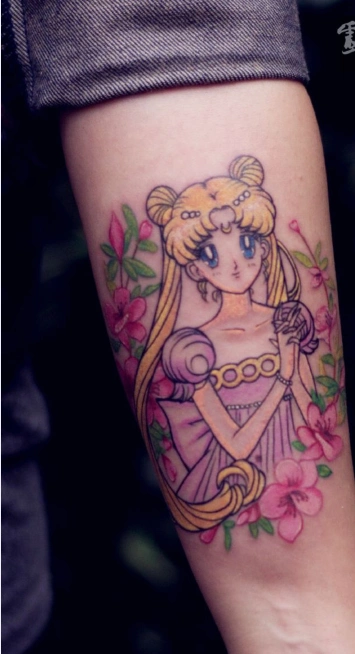 美少女战士系列纹身图集满足你的超级少女心