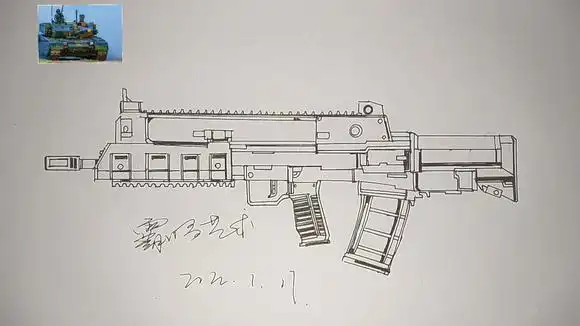 狗杂枪的简笔画怎么画