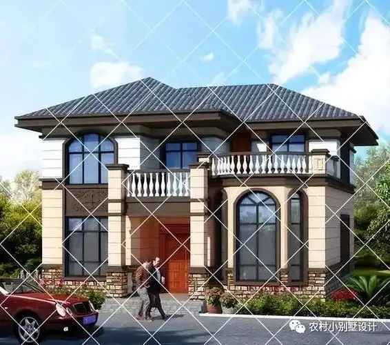 16套二层简欧风格农村小别墅造价18万起建这才叫乡村自建房别墅
