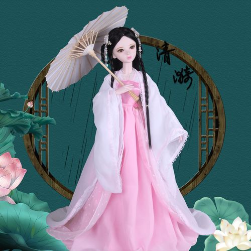 厘米古装娃娃衣服叶罗丽仙子宫廷古风代汉孔雀公主娃娃