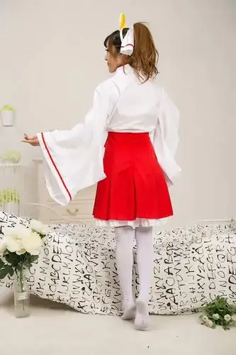 妖狐x仆ss白鬼院cos服cosplay凛凛蝶同款返祖巫女和服 返祖巫女服