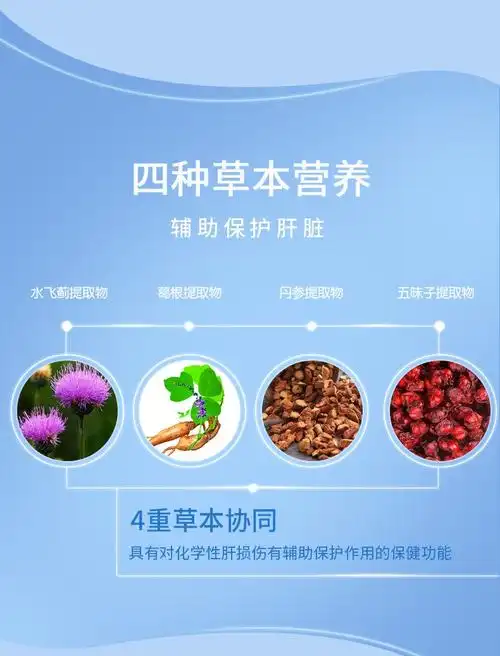 汤臣倍健 健安适牌水飞蓟葛根丹参片 1.