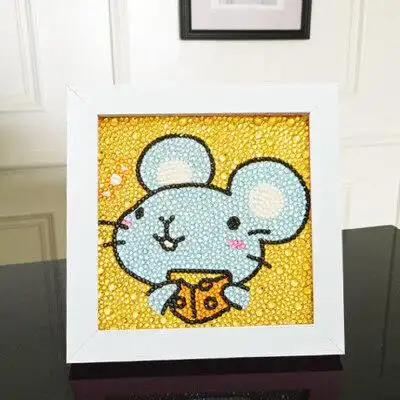 钻石画儿童玩具益智粘贴画礼物男女孩7912岁小学生手工diy制作十二