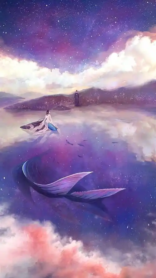 插画,唯美意境,美人鱼,二次元,插画,唯美,手机壁纸美人鱼公主