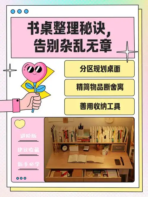 书桌整理秘诀,告别杂乱无章