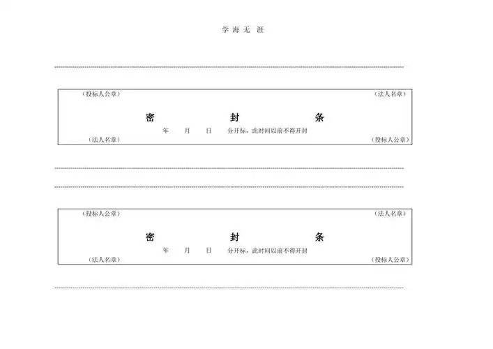 投标封条模板.pptx