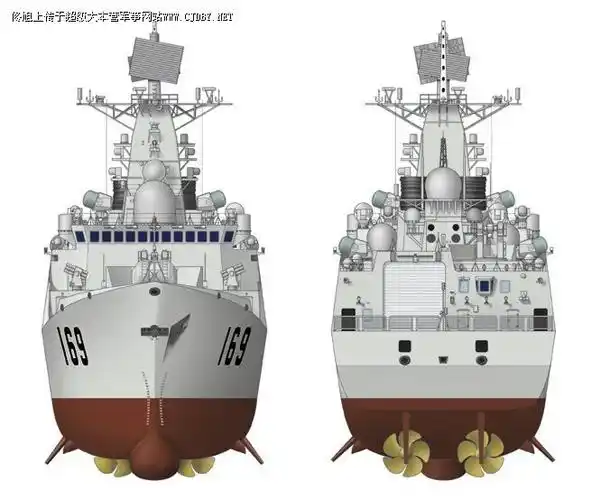 中国海军国产主力舰艇:052b"广州"级导弹驱逐舰