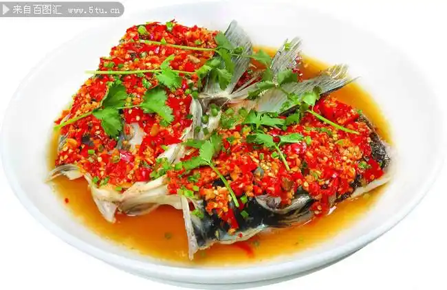 剁椒蒸鱼头图片
