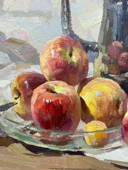 暖前冷后(高光同理)型转色变#水粉  #色彩静物  #水粉色彩 #美术联考