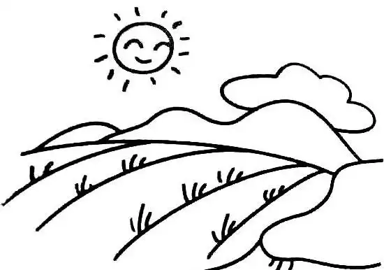 简笔画田野怎么画