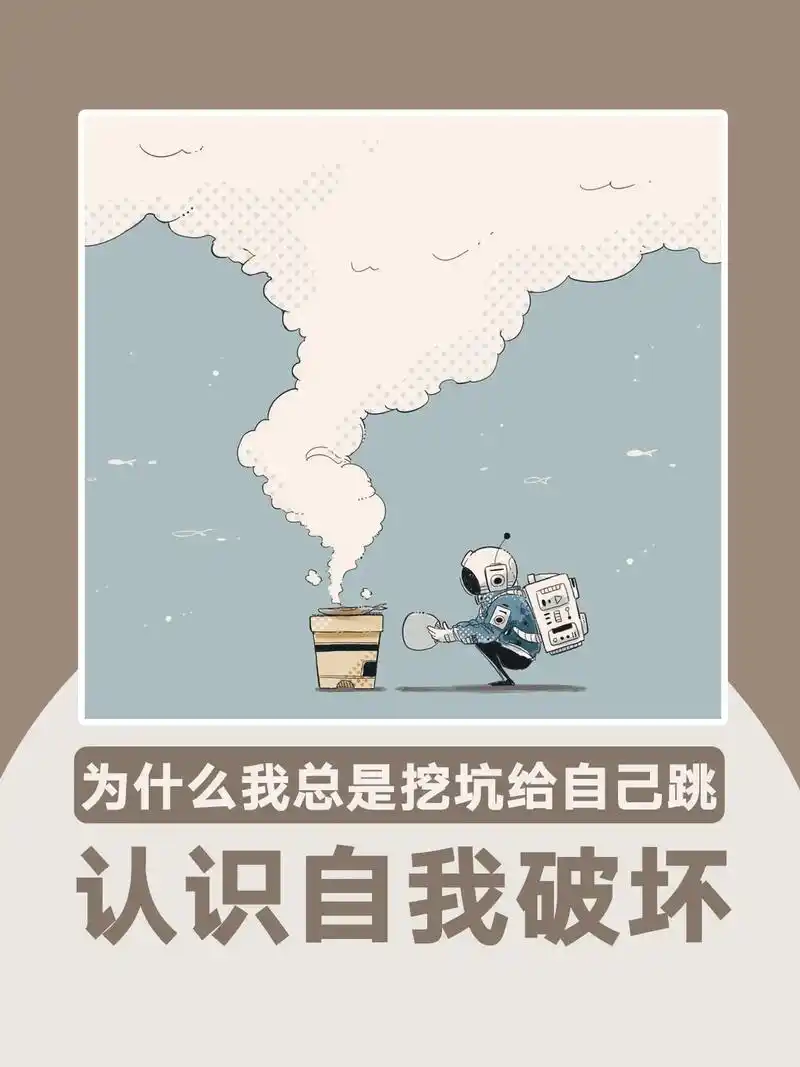 为什么我总是挖坑给自己跳,认识自我破坏