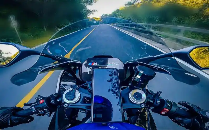 【第一视角】宝马s1000rr跑山 天蝎排气纯声浪