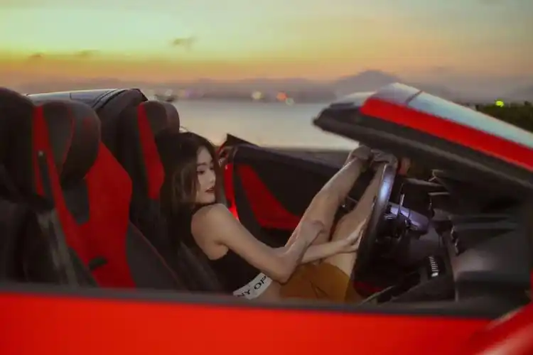 上海约拍|兰博基尼evo配美女