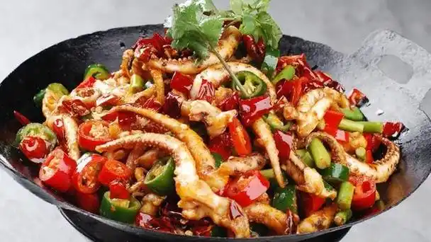 干锅香辣鱿鱼须做法大全(干锅鱿鱼须的家常做法)(1)