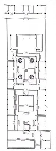 主一次并列式院落在一座独立院落的东侧或西侧再加一排房子和一个院子