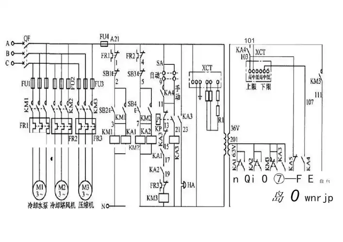 小型冷库安装的电气控制电路原理讲解