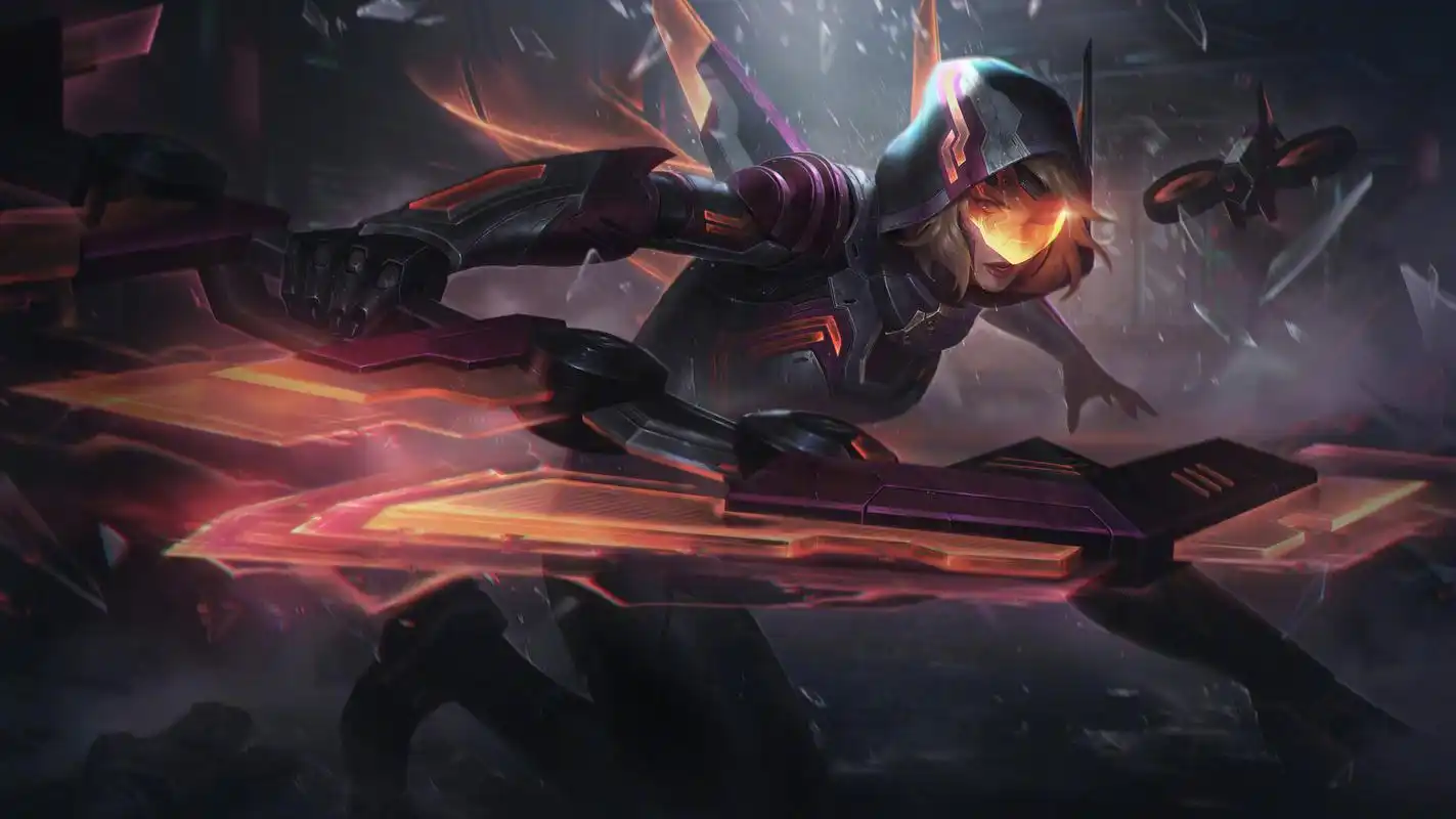 英雄联盟源计划#【源计划:联合 艾希 红莲之弓 设计稿】插画师joshua