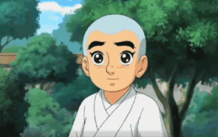 聪明的一休:在清规戒律的寺庙,也有不宜学习的动作?