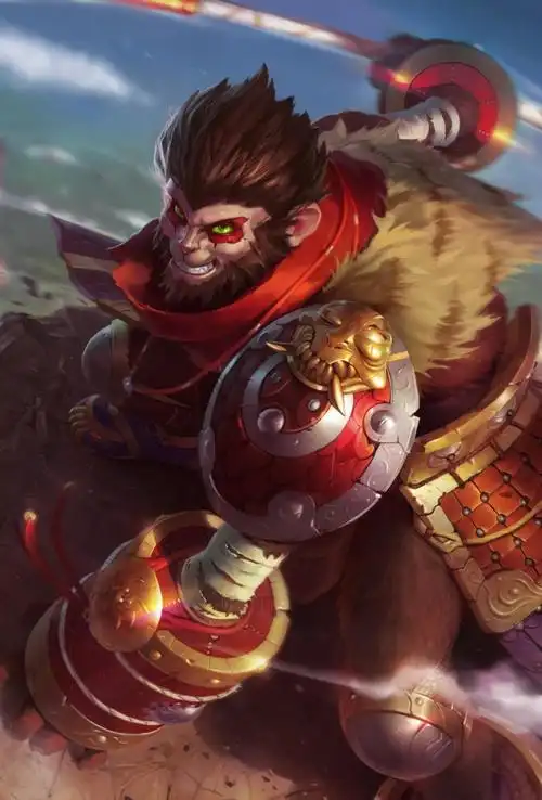 lol英雄联盟齐天大圣孙悟空猴子原画默认皮肤8