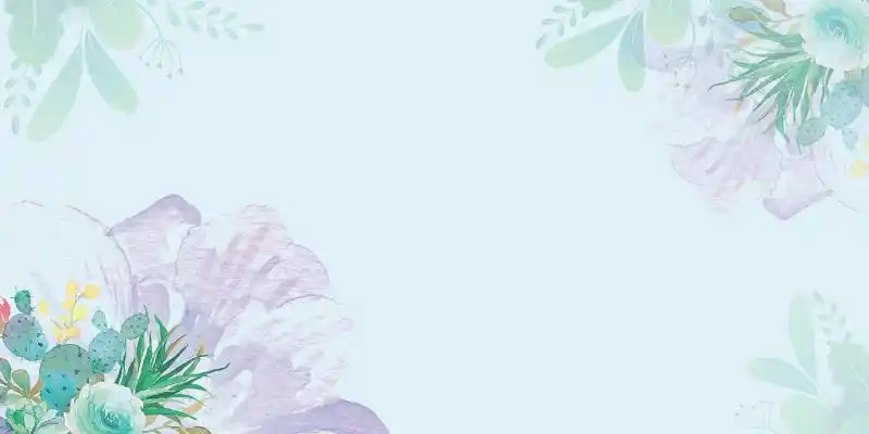 蓝色小清新背景图片