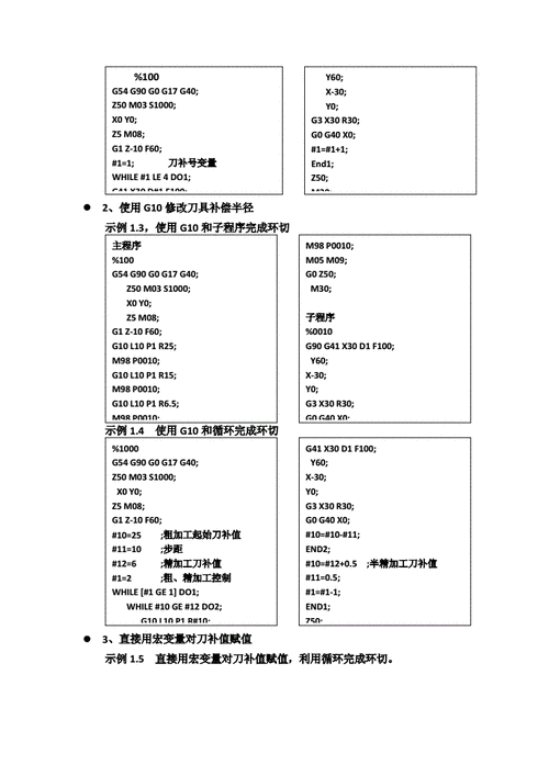 数控铣床宏程序.docx 22页