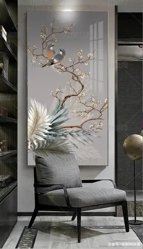 我图网中式玄关装饰画,带你梦回东方