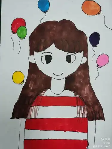 三八节,我为妈妈画一幅肖像 (美术社团活动)