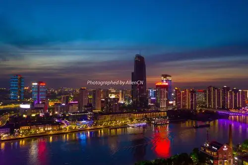 醉美夜景之三江口