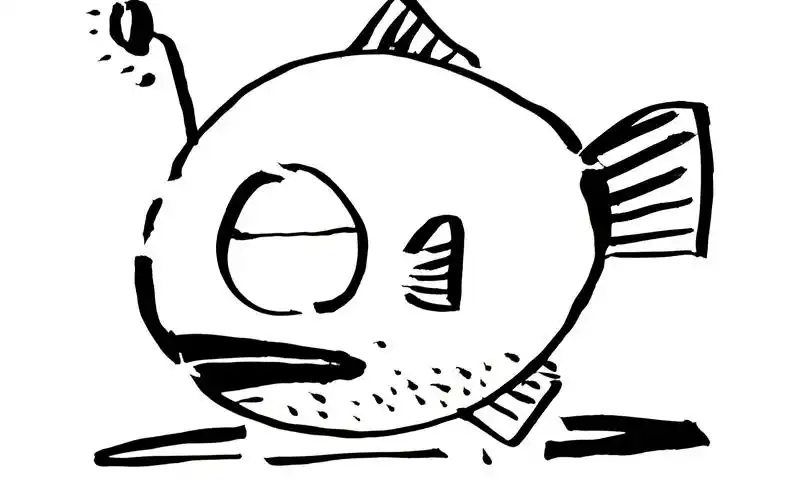 奶奶都能画的简笔画——安康鱼