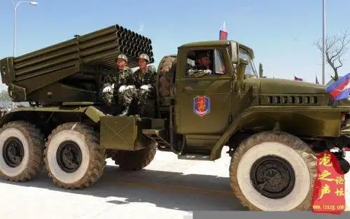 bm-21冰雹,40管122火箭炮