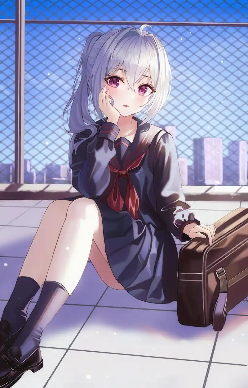 画师「poise」作品欣赏:唯美可爱的二次元少女人物插画