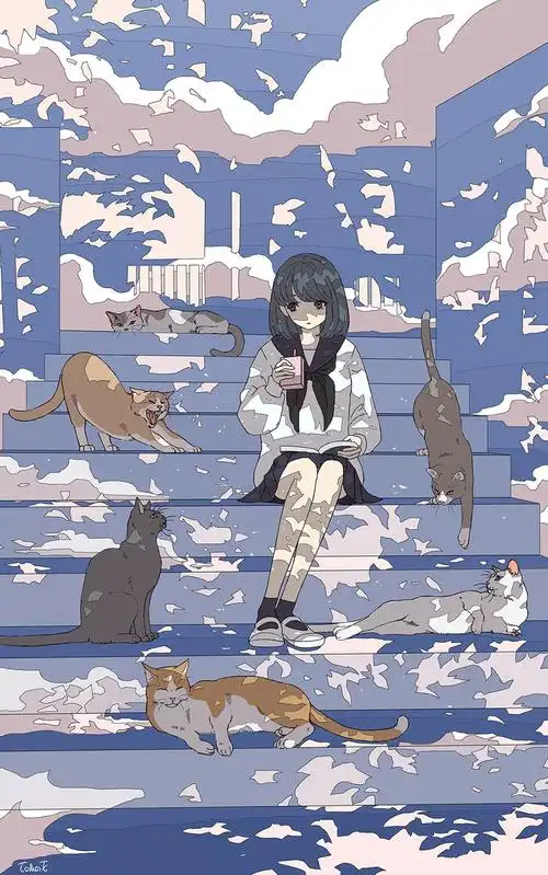 壁纸/背景/干净/可爱/动漫