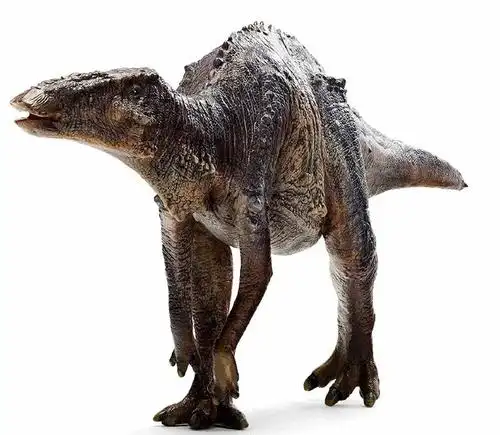 通过技术手段还原的平头鸭嘴龙 在嘉荫, 除发现大量