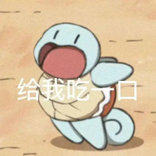 杰尼龟表情包 太可爱啦!