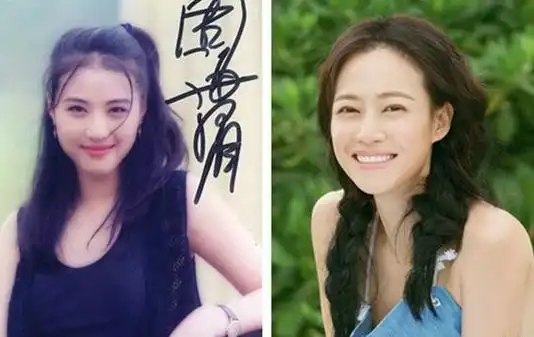 不笑的时候有点像辛芷蕾,有点凶.