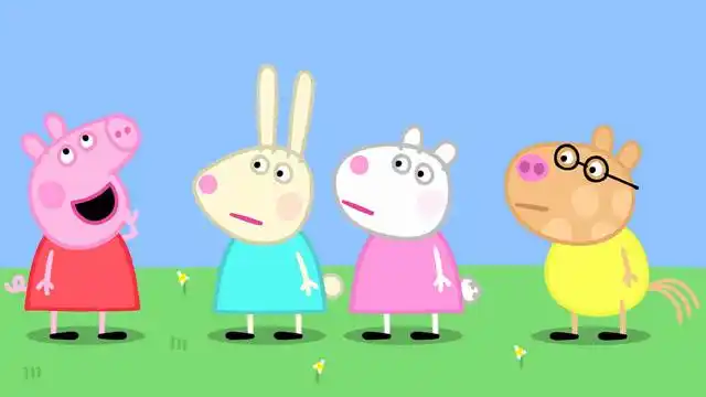 小猪佩奇和小羊苏西去买爆米花吃